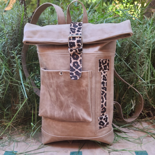  bag leather Brown, Grey Morocco