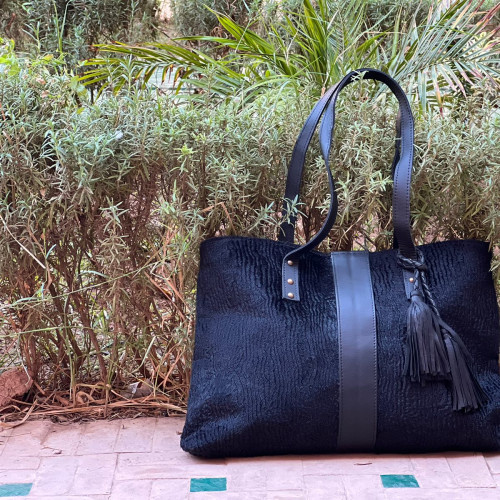  bag leather Black Morocco