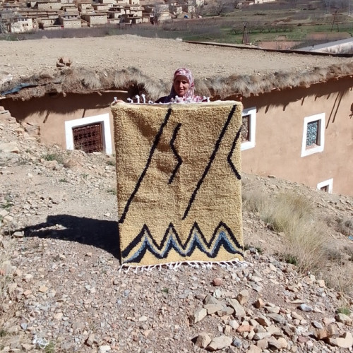  Rug  Colored Morocco