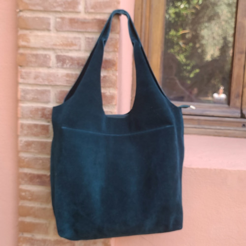  bag leather Green Morocco