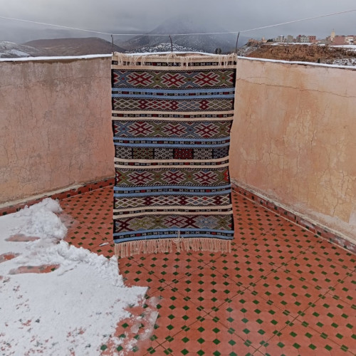  Flatweave  Colored Morocco