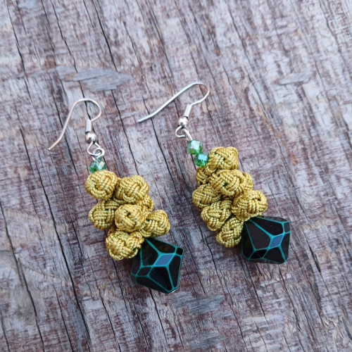 Multi Button Earrings