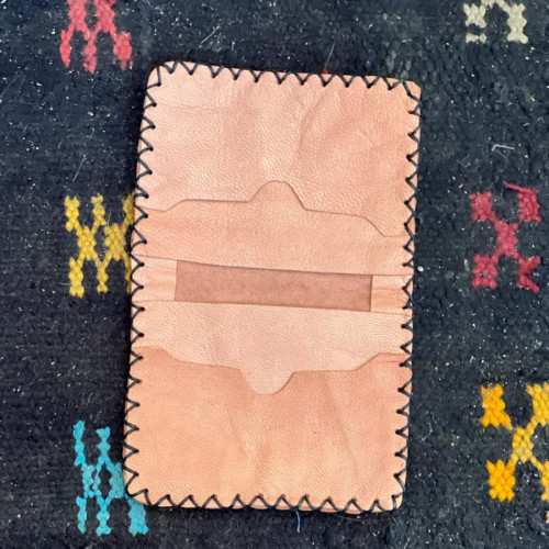   small bag leather and Sabra silk White Morocco