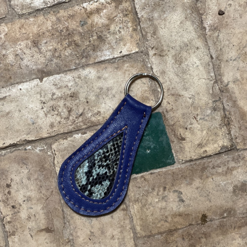   small bag leather Blue Morocco