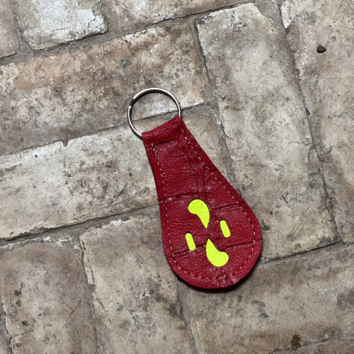   small bag leather Red, Yellow Morocco