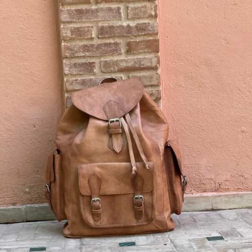  bag leather Brown Morocco