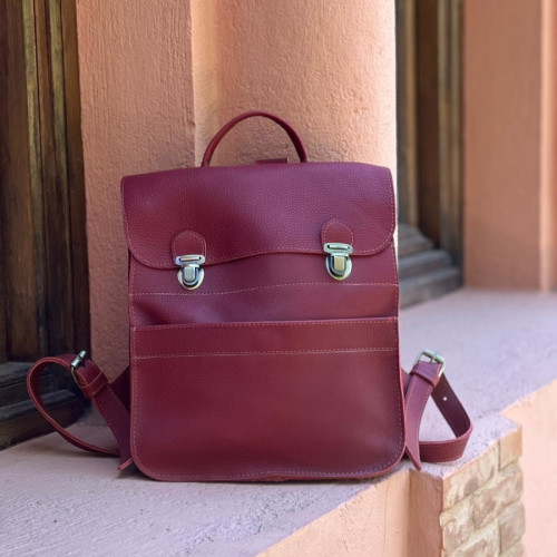  bag leather Purple Morocco