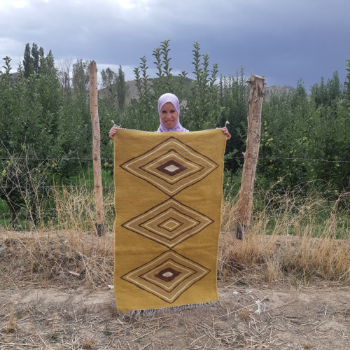  Woven Blanket  Colored Morocco