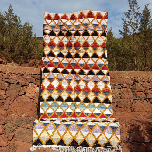  Pile Knot rug Rags  Morocco