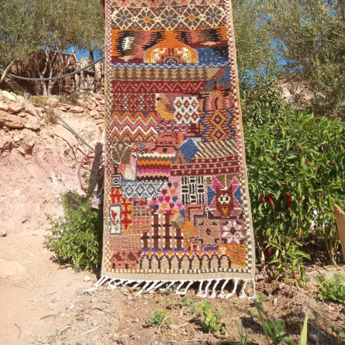  Zerbya Natural Wool Colored Morocco