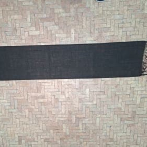  Scarf Cotton string and  polyster Black Morocco