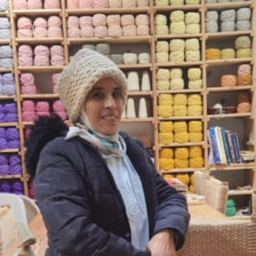  Handmade Wool Poncho Tadout - Wool White Morocco