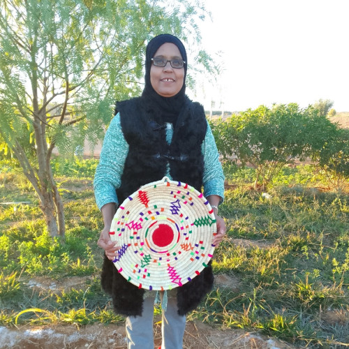  Basket  Colored Morocco
