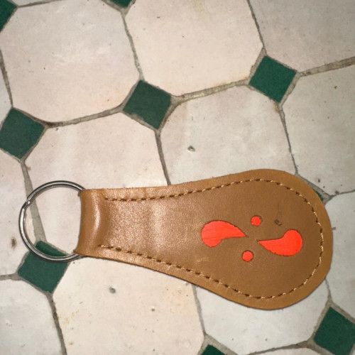   small bag leather Orange, Brown Morocco