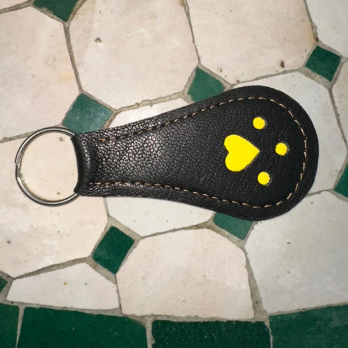   small bag leather Yellow, Black Morocco