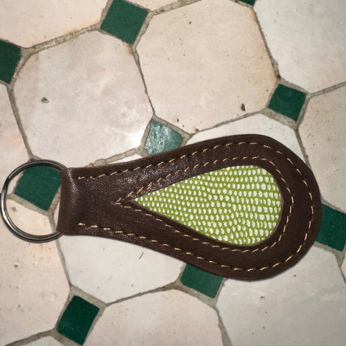   small bag leather Green, Brown Morocco