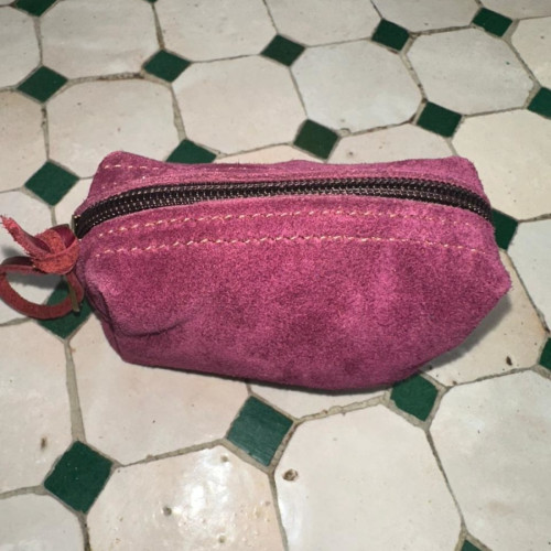   small bag leather Purple, Black Morocco