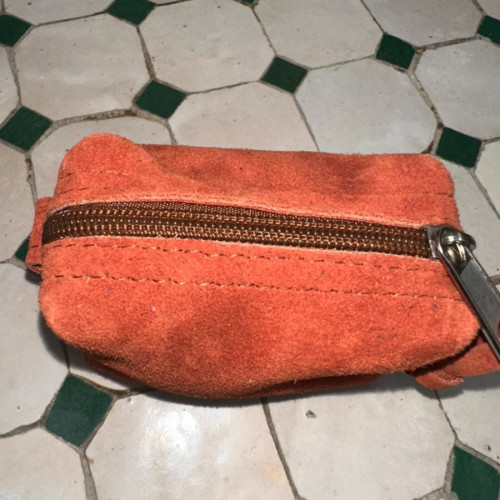   small bag leather Orange, Brown Morocco