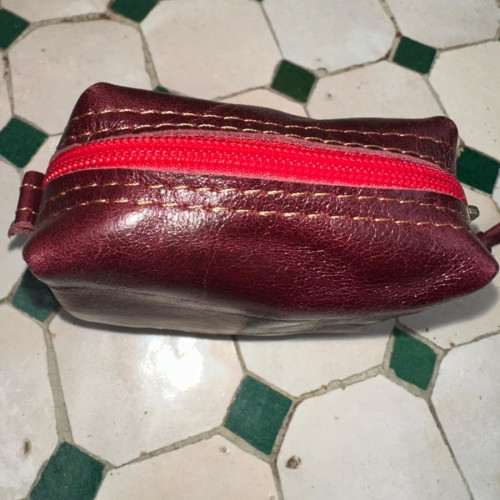   small bag leather Purple Morocco