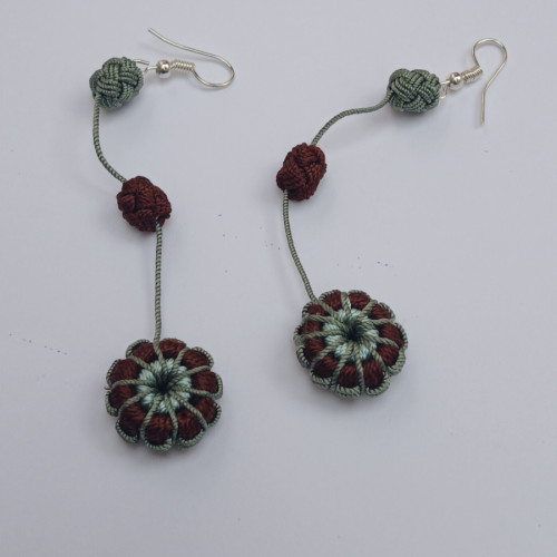 Multi Button Earrings