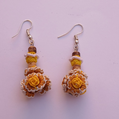 Multi Button Earrings