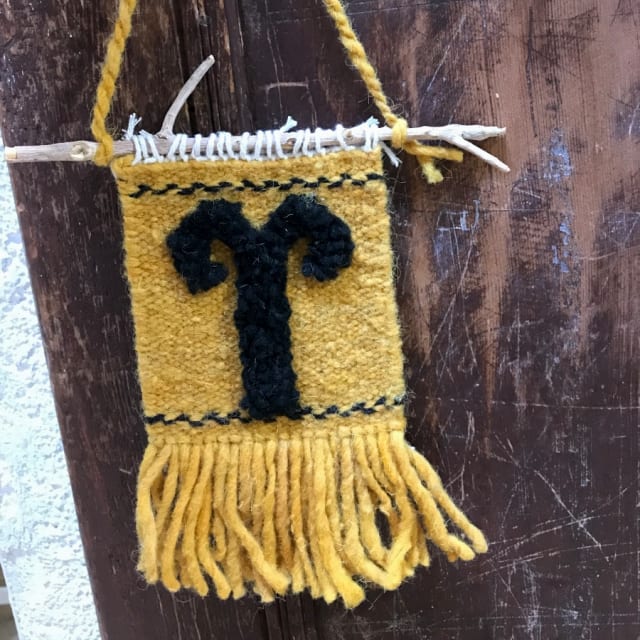 Astrology Mini-Wall hanging — detail 2
