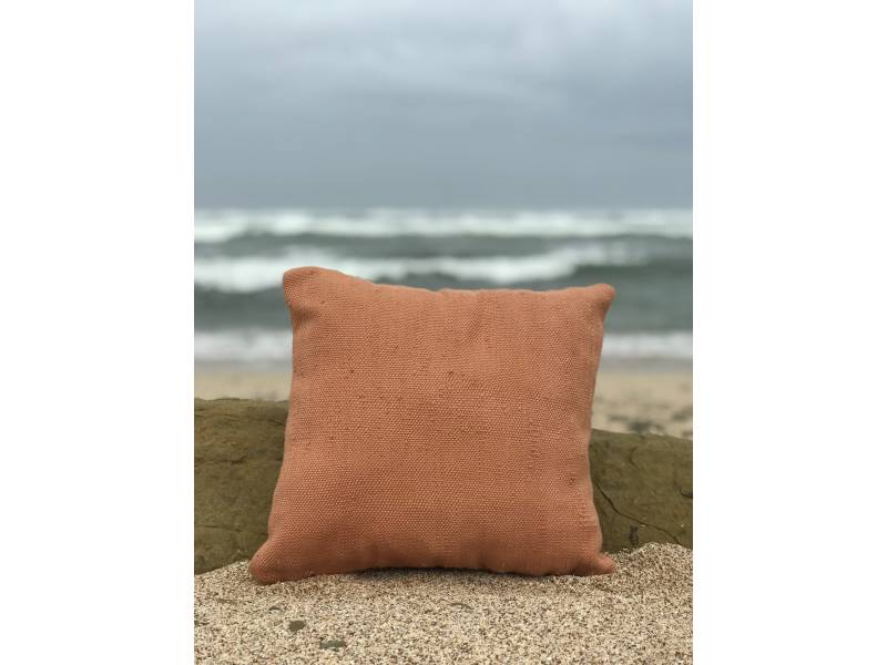 Red, Blue Bamboo Bamboo Pillow