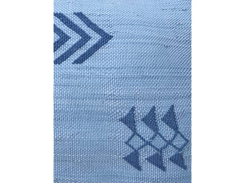 Light Blue, Blue Bamboo Yarn Bamboo Pillow