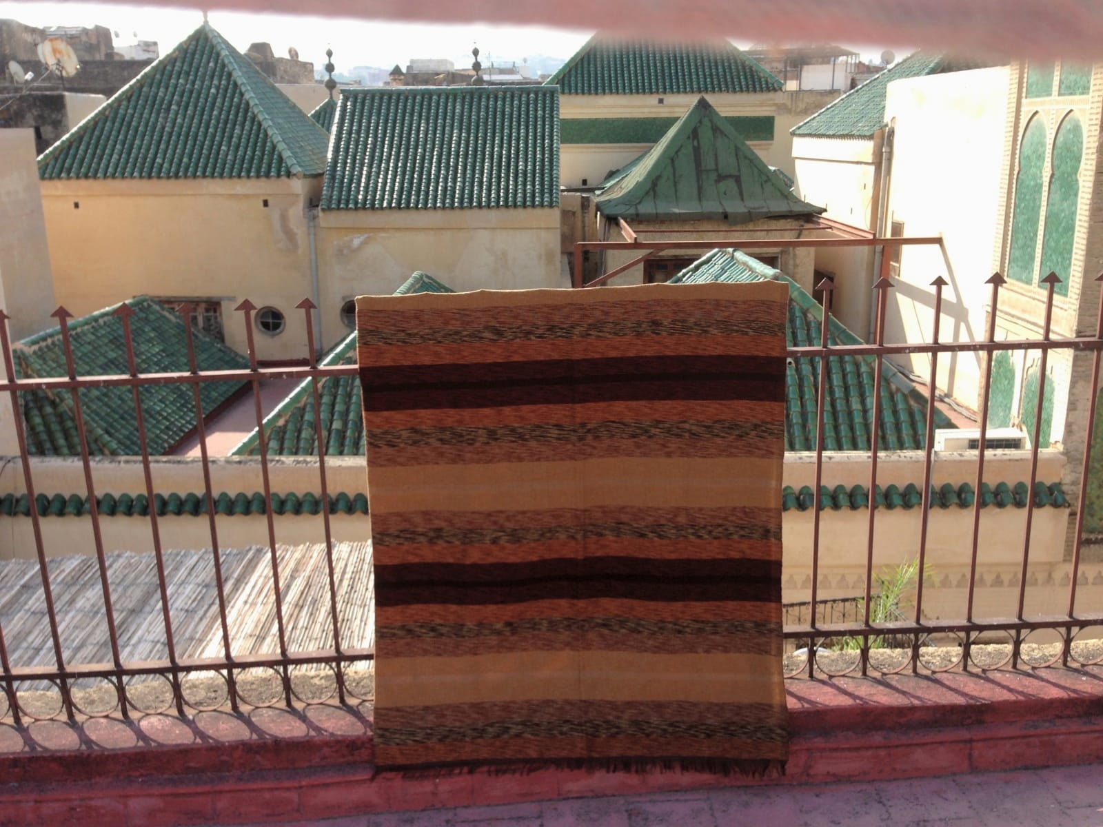  Fabric Cotton string Brown Morocco