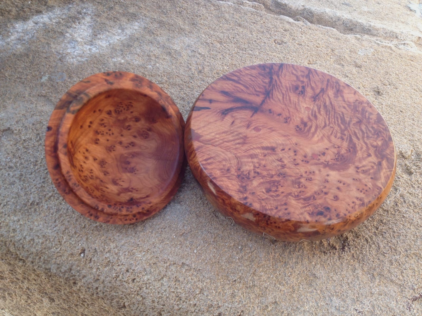  Jewelry Box Thuja Wood Red Morocco