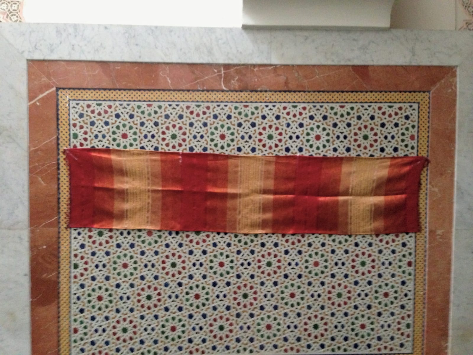  Scarf Mobra and Sabra Red, Yellow Morocco