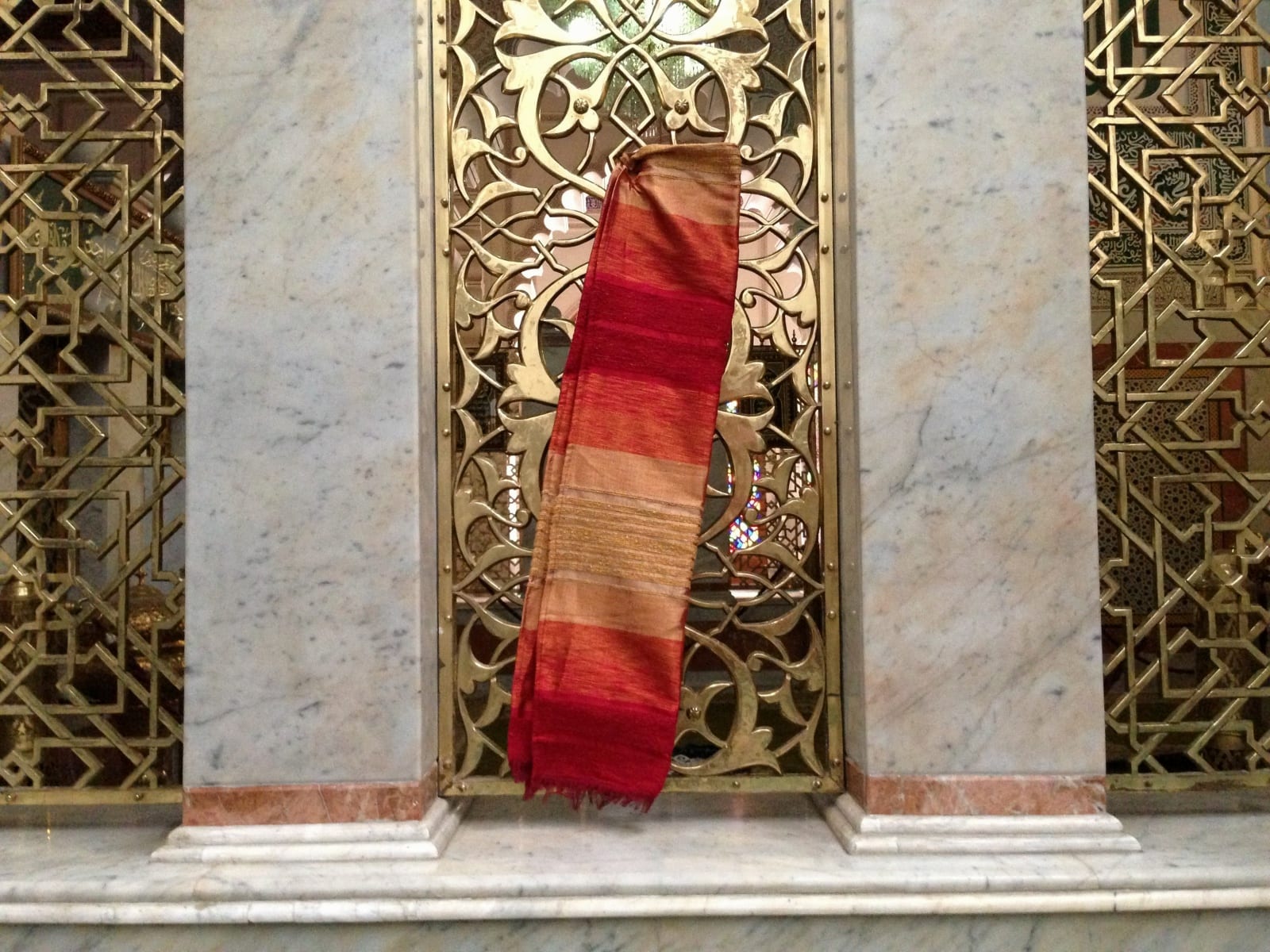  Scarf Mobra and Sabra Red, Yellow Morocco