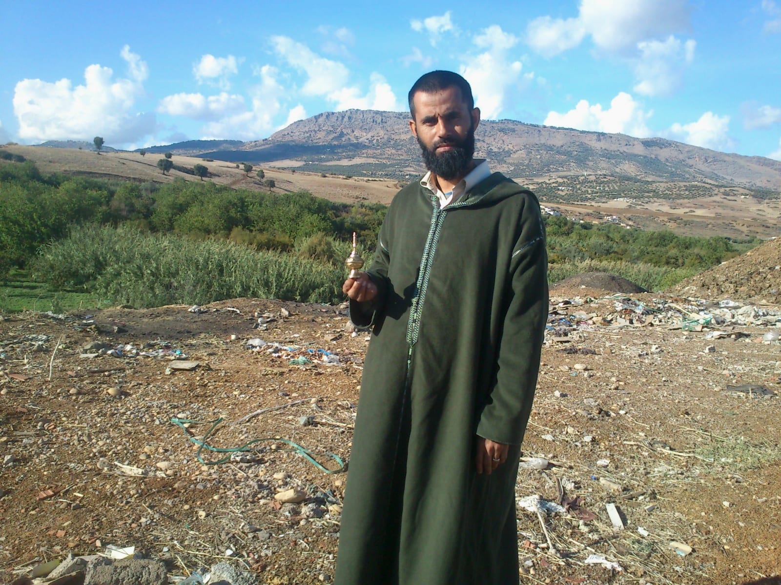  Candle Holder Soder Yellow Morocco