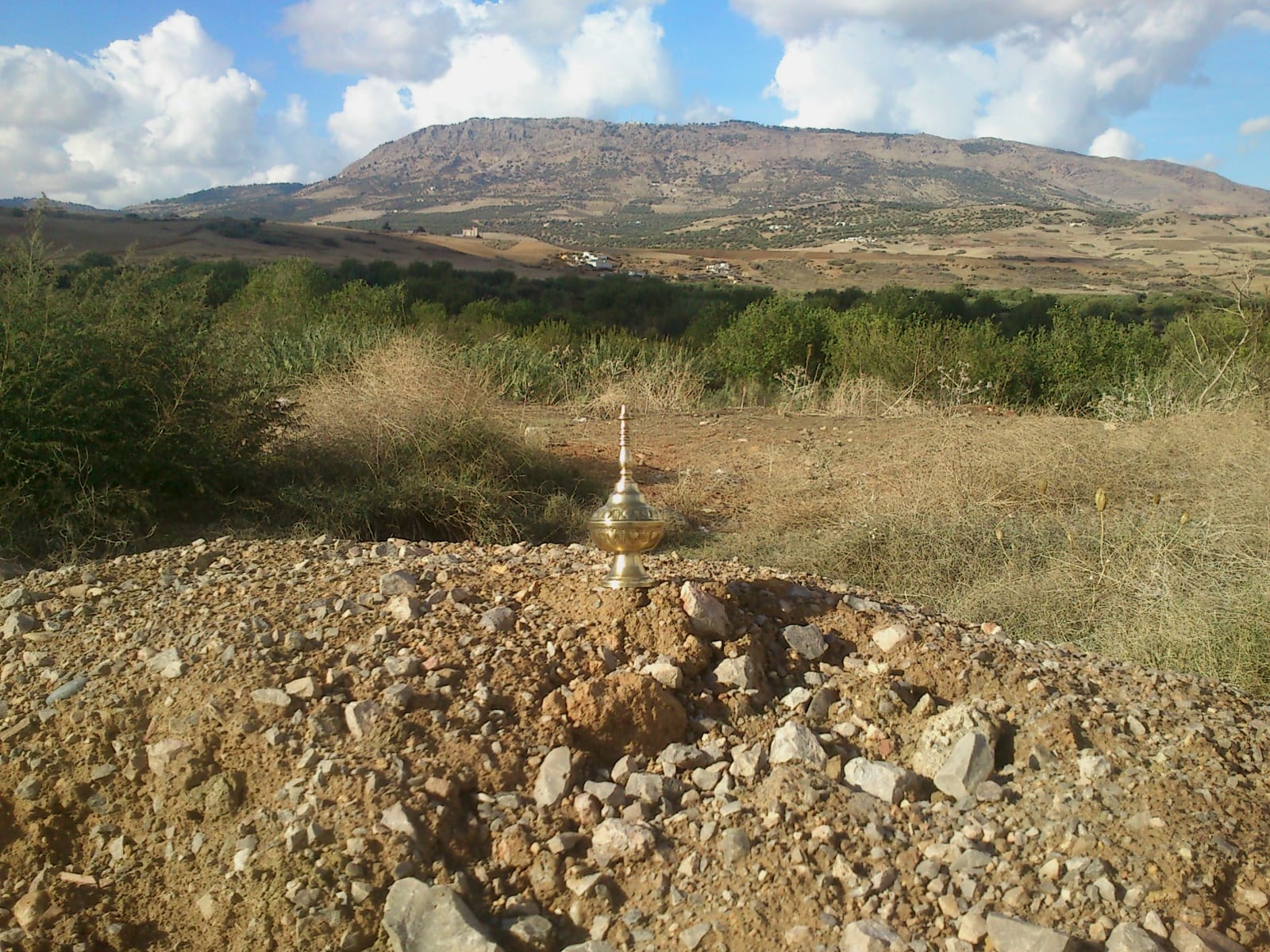  Candle Holder Soder Yellow Morocco