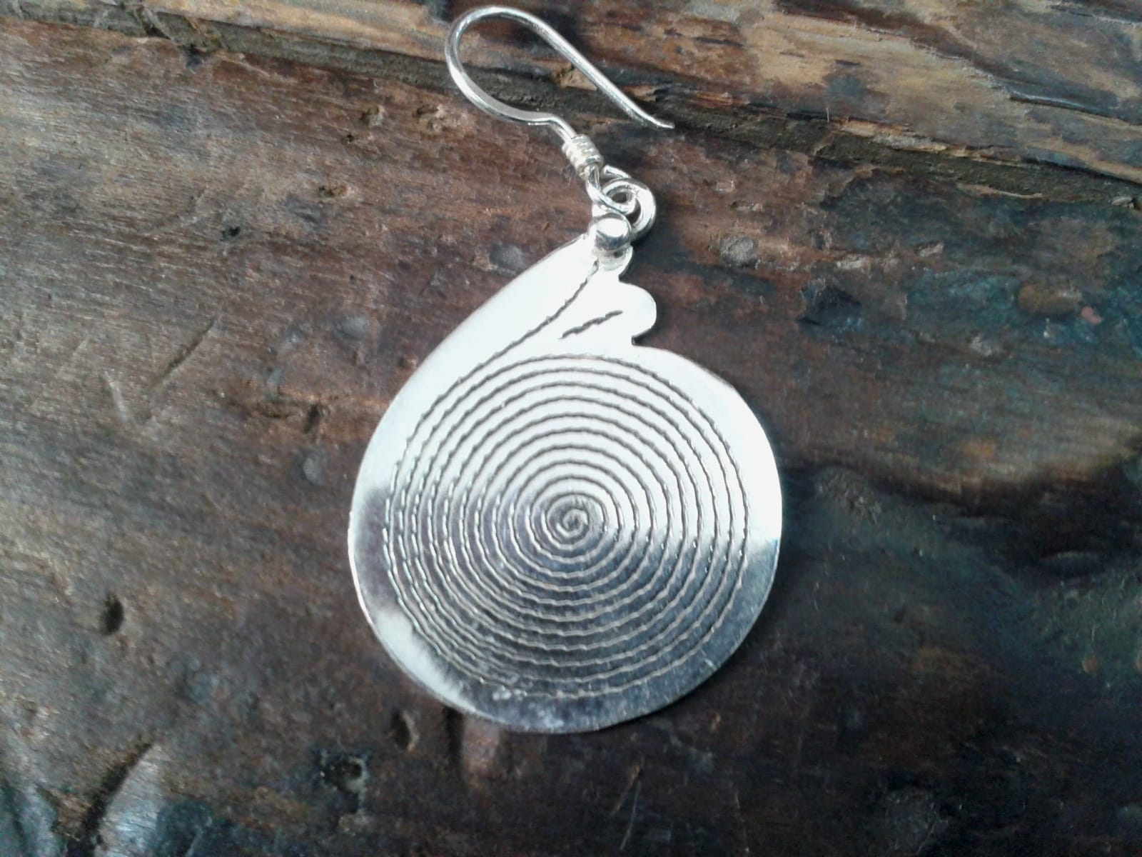  Earrings 800 Tiznit Silver Black Morocco