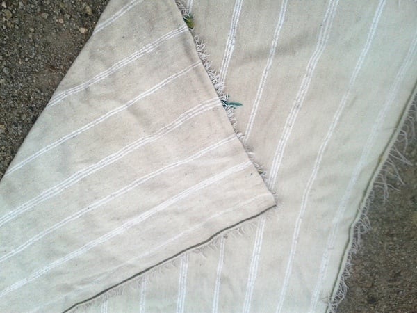  Wedding Blanket Wool String White Morocco