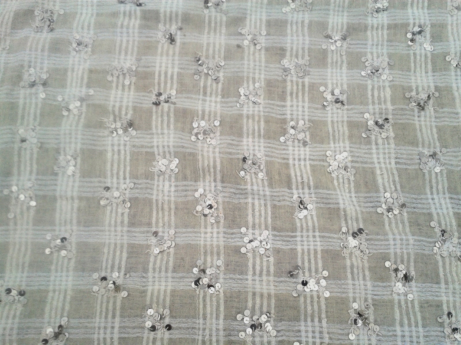  Wedding Blanket Wool String Blue, White Morocco