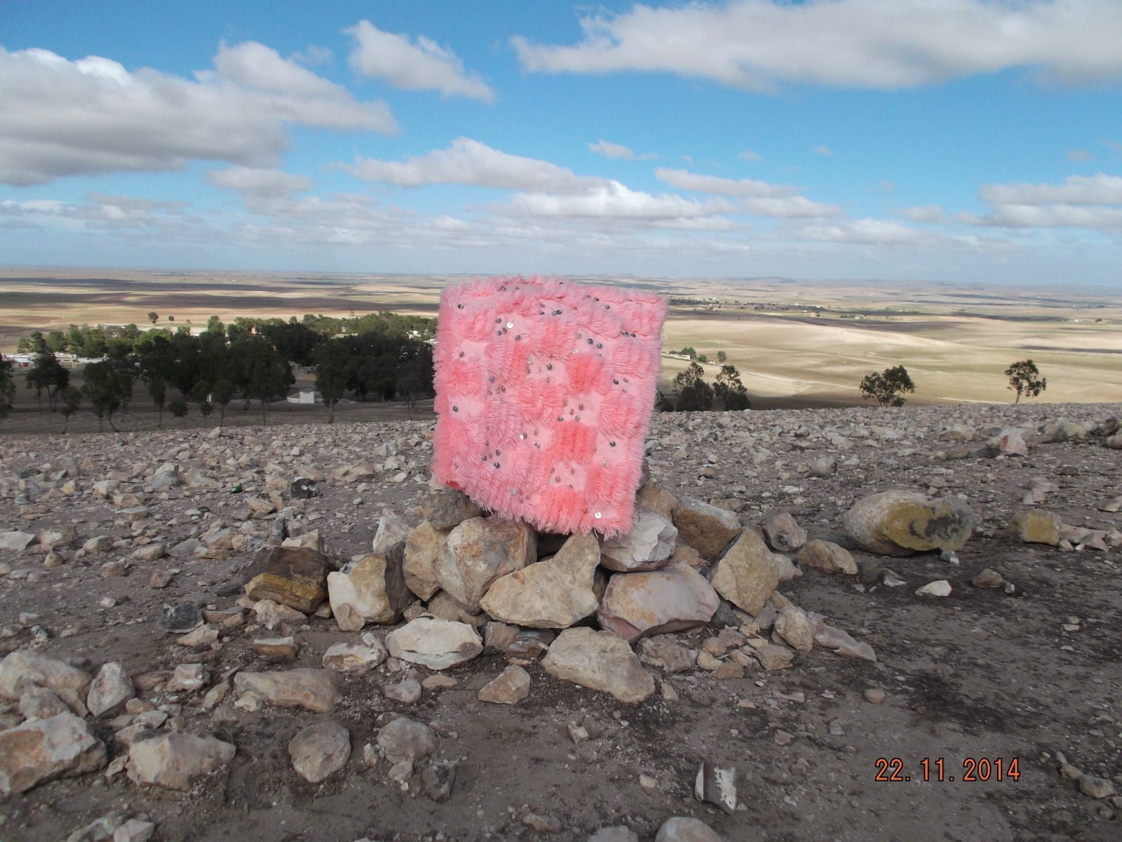  Amazigh Pillow  Pink Morocco