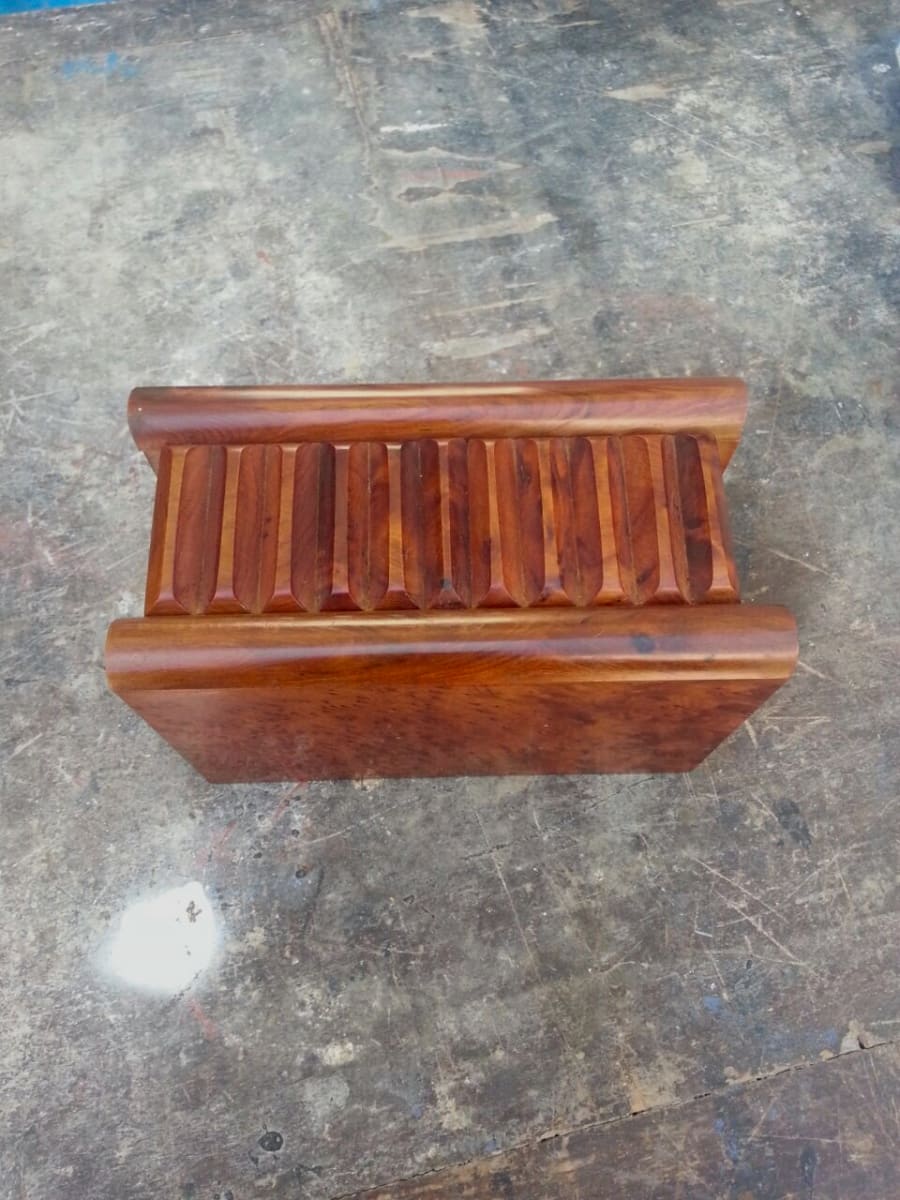  Trick Keepsakes Box Thuja Wood Orange Morocco
