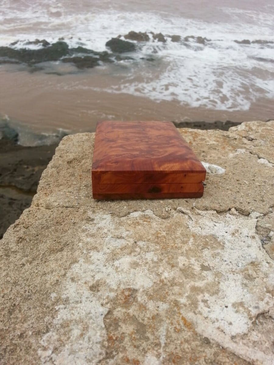  2981 Thuja Wood and Orange Tree Wood Red Morocco