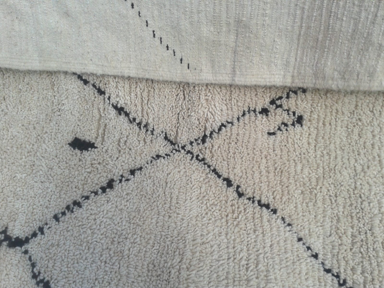  Beni Ourain Wool String and Wool White Morocco