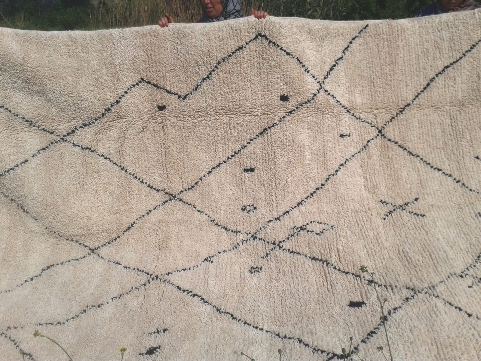  Beni Ourain Wool String and Wool White Morocco