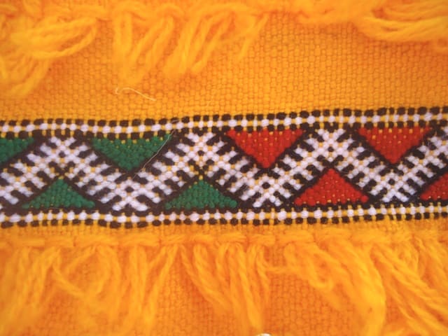 Pillow of wool