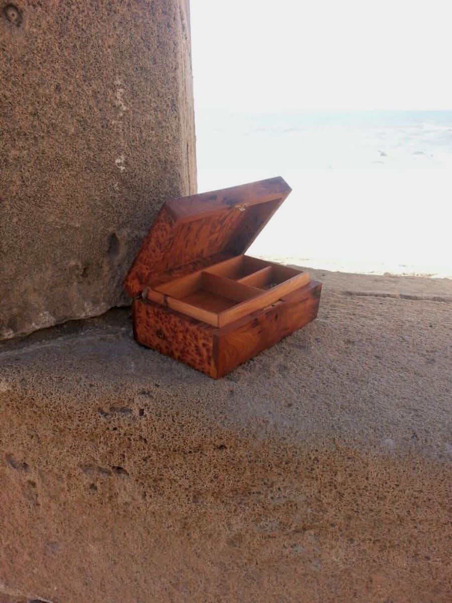  Jewelry Box Thuja Wood Green Morocco