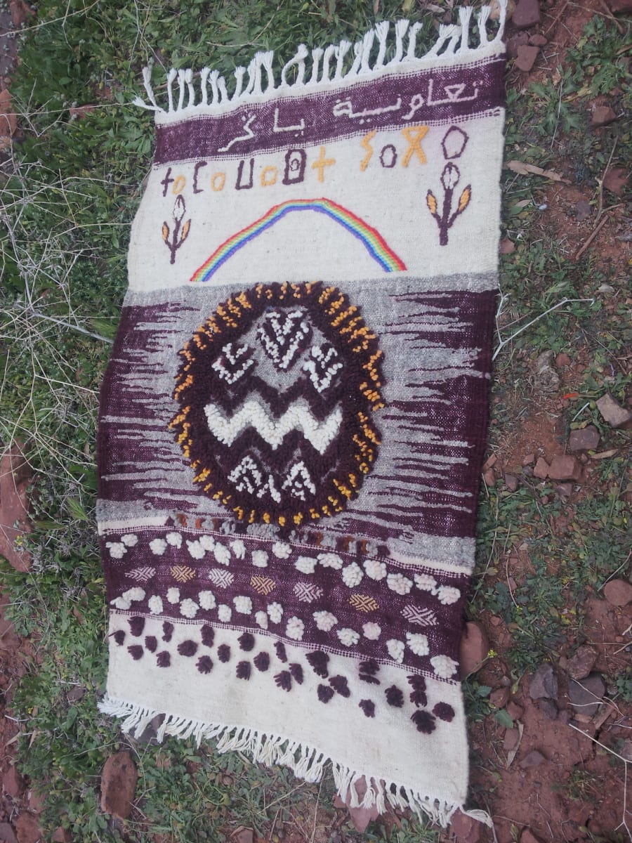 Mixed Pile and Flat Weave