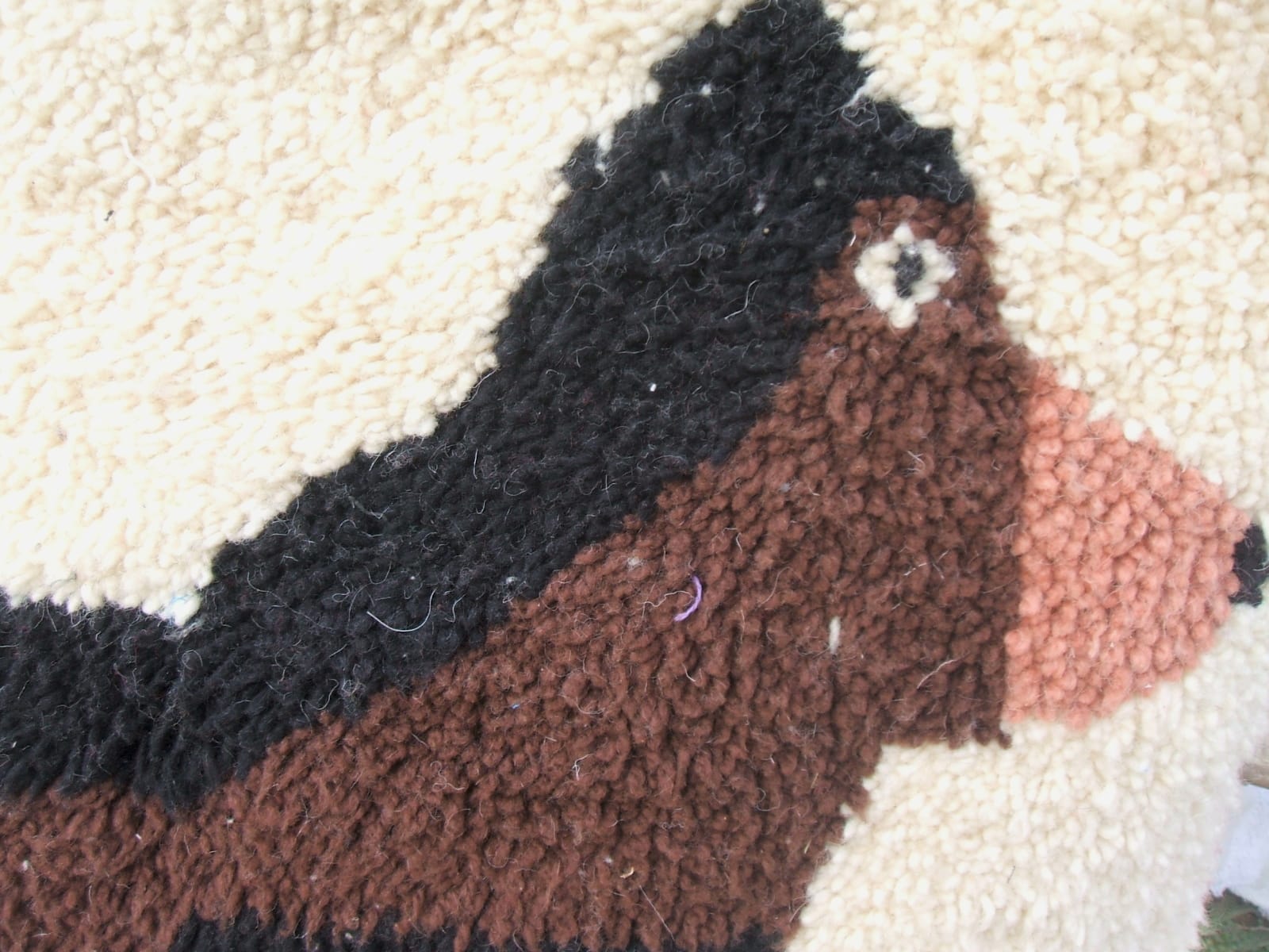  Hanbel Wool Red, Brown Morocco