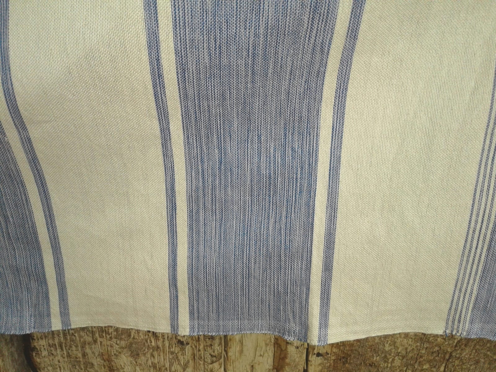  Shawl Cotton Thread Blue, White Morocco