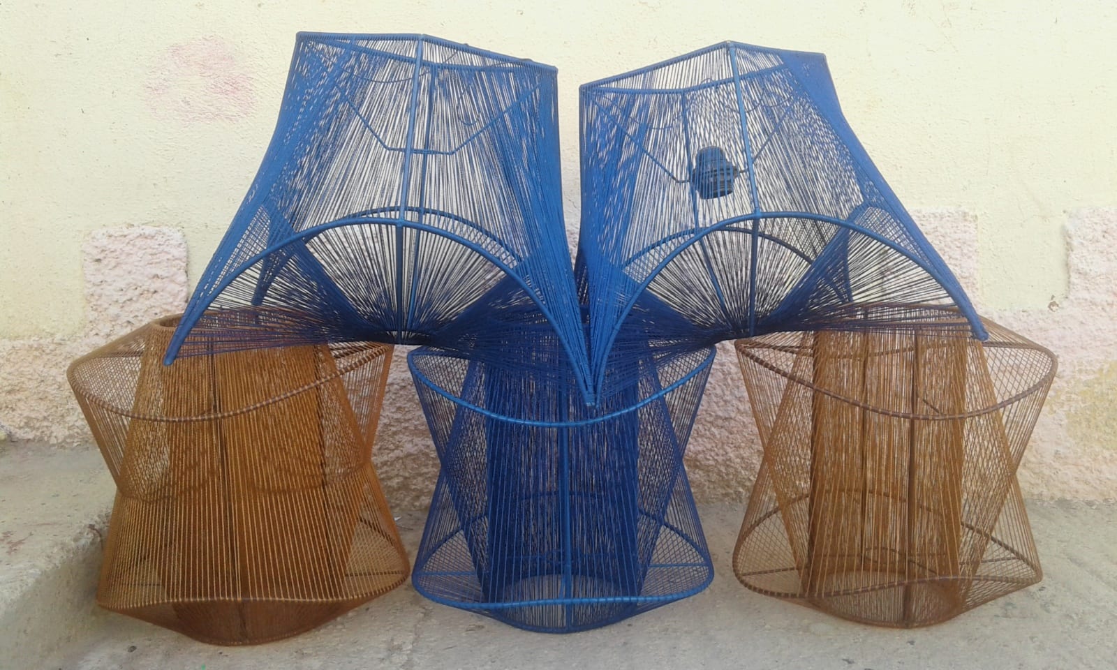  Chandelier  Blue Morocco