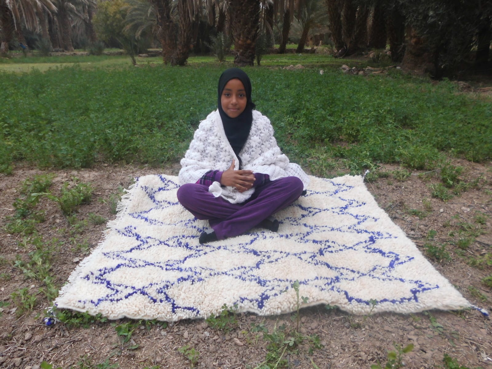 Pile Knot Rug | Fair Trade Morocco Anou