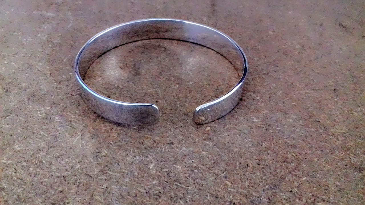  Bracelet 800 Tiznit Silver Black, White Morocco